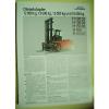 Sales Brochure Original Prospekt Linde Dieselstapler H120 03,H136 02,H150 02, #1 small image