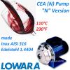 Lowara CEA AISI 316 Centrifugal Pump CEA120/3N/A 0,55KW 0,75HP 3x230/400V Z1 #1 small image
