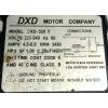 DXD Motor Company 320-F 4.5/5.5A 220/240V , Pump #6 small image