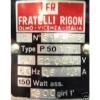 Fratelli Rigon Hydraulic Pump P50170 _ G1673 _ P5O17O _ 220/440V _ 0.6/0.3A