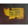 RX-361, GREENLEE ELECTRIC HYDRAULIC POWER PUMP MODEL 960 #11 small image