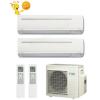 9000 + 18000 Btu Daikin Dual Zone Ductless Wall Mount Heat Pump Air Conditioner