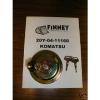 Komatsu Excavator Locking Fuel Cap 20Y-04-11161 NEW with keys PC120 PC220 PC225 #1 small image