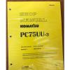 Komatsu Service PC75UU-3 Excavator Shop Repair Manual