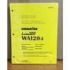 Komatsu WA120-3, W120-3A Avance Wheel Loader Shop Service Repair Manual #1 small image