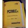 PARTS MANUAL FOR PC200LC-6 SERIAL A83001 AND UP KOMATSU CRAWLER EXCAVATOR #1 small image