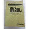 Komatsu - WA250-3 - Wheel Loader Parts Book Manual PEPB028400