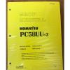 Komatsu Service PC58UU-3 Excavator Shop Repair Manual