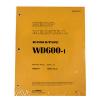 Komatsu Service WD600-1 Series Wheel Dozer Shop Manual