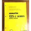 Komatsu 125-2 Series Diesel Engine Service Workshop Printed Manual