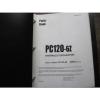 Komatsu Excavator PC120-6Z SHOP SERVICE REPAIR Manual Book