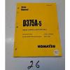 Komatsu D375A-5 Radio-Control Specification Service Printed Manual #1 small image