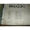 Komatsu D60 D65A,E,P-7 SERVICE SHOP REPAIR MANUAL TRACTOR BULLDOZER BINDER BOOK