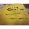 Komatsu PC300LC-7EO Hydraulic Excavator Parts Book Manual