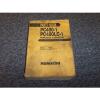 Komatsu PC400-1 PC400LC-1 Hydraulic Excavator Original Parts Catalog Manual Book
