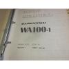 Komatsu WA100-1 Wheel Loader Service Repair Manual #1 small image