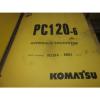 Komatsu PC120-6 Hydraulic Excavator Parts Book Manual #1 small image