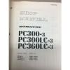 KOMATSU PC300-3 PC300LC-3 PC360LC-3 Excavator Shop Manual / Repair Service #2 small image