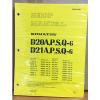 Komatsu D20A-6. D20P-6. D20S-6, D21A-6. D21P-6,  Bulldozer Shop Service Manual #1 small image