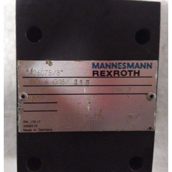 DBD6G18/315 India Mexico Pressure relief valves,direct operated MANNESMANN REXROTH DBD SERIES #2 image