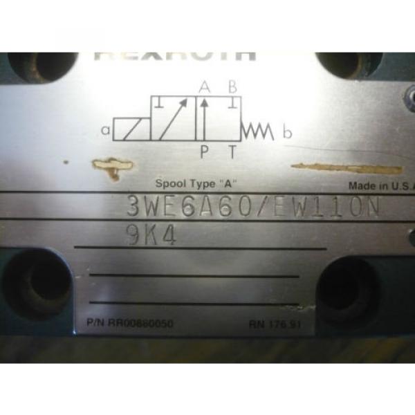 New Germany Japan Mannesman Rexroth 3WE6A60/EW110N9K4 Directional Control Valve #2 image