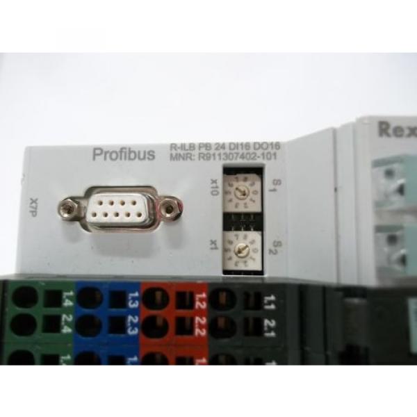 Rexroth Germany Greece R-ILBPB24DI16DO16 Profibus I/O Network Terminal Block 16pts (PLC3138) #2 image