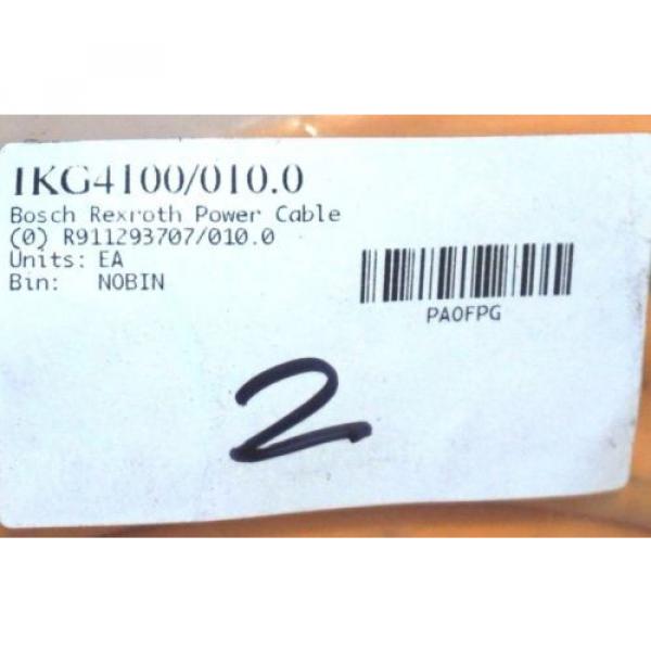 NEW Singapore Dutch BOSCH REXROTH IKG4100 / 010.0 POWER CABLE R911293707/010.0 IKG41000100 #2 image