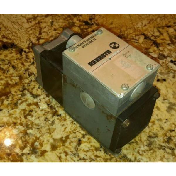 REXROTH Canada Japan 4WE10D21/AW110NDAV SOLENOID VALVE HYDRAULIC HYDRO NORMA $199 #1 image