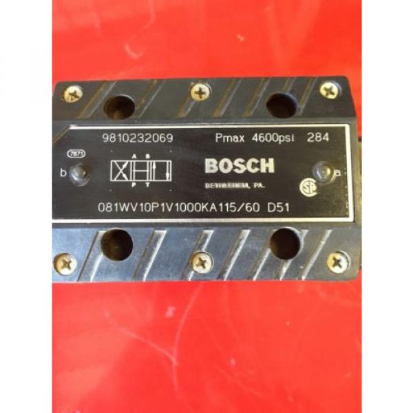 Bosch Egypt Dutch Hydraulic Valve Model O81WV10P1V1000KA115/60  9810232069 #2 image