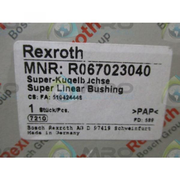 REXROTH France Germany R067023040 SUPER LINEAR BUSHING *NEW IN BOX* #2 image