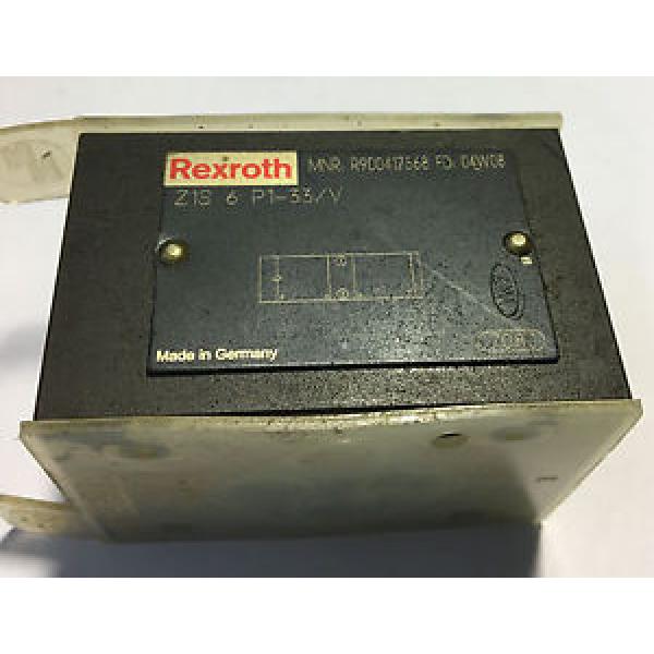 Rexroth China India Z1S 6 P1-33V Hydraulic Check Valve #1 image