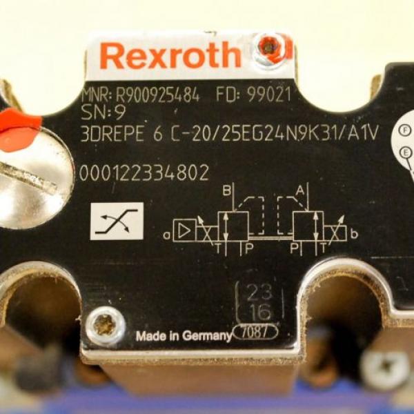 Rexroth USA Greece 4WRZE25W6-220-70/6EG24N9ETK31/A1D3V Valve, 3DREPE6C-20/25EG24N9K31/A1V. #6 image