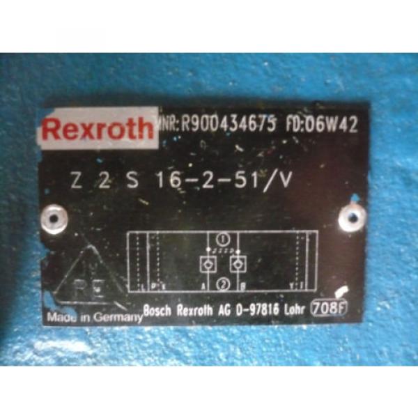 New Japan Australia Rexroth R900434675 Z2S16-2-51/V Valve #2 image
