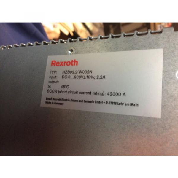 SALE!! Italy Canada Rexroth Indramat HVE04.2-W075N POWER SUPPLY WITH BLEEDER HZB02.2-W002N #3 image