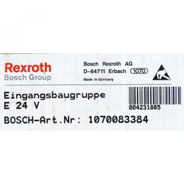 BOSCH Canada Dutch Rexroth E 24V E24V Nr. 1070083384 Eingangsbaugruppe -unused/OVP- #3 image