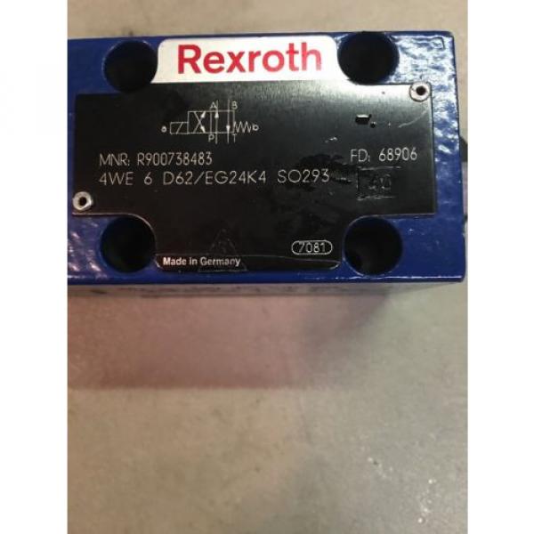 Rexroth Egypt Dutch 4WE 6 Y62/EG24K4 SO293 W/ Free Shipping #2 image