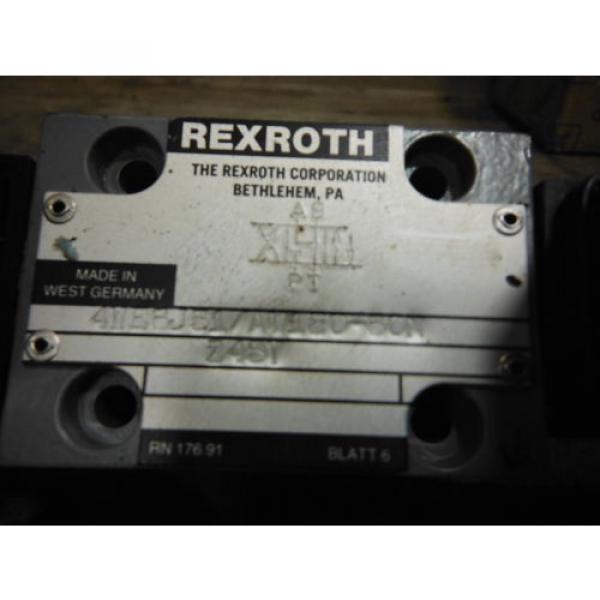 REXROTH Canada Canada VALVE 4WE6J51/AW120-60N ~ USED #2 image