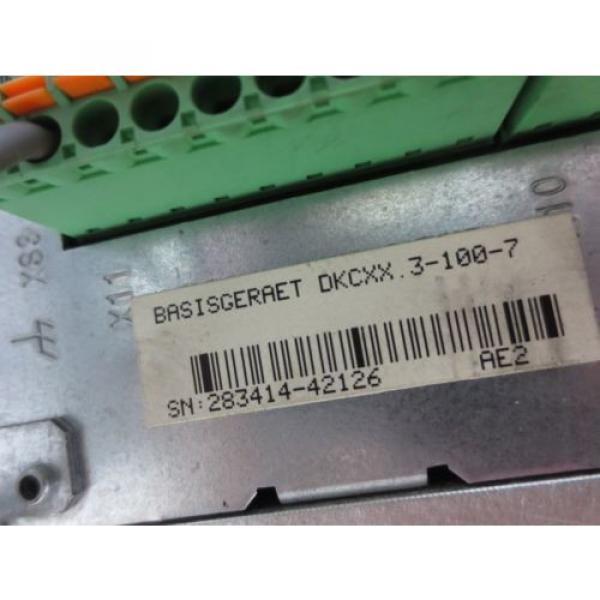 REXROTH Russia Singapore / INDRAMAT DXCXX3-100-7 ECO DRIVE SERVO DRIVE - USED - DKC06.3-100-7-FW #10 image