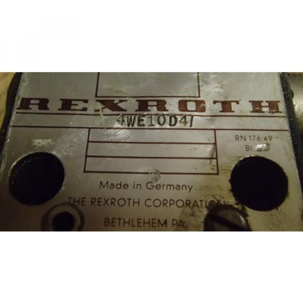 Rexroth Mexico Mexico 4WE10D4 Directional Control Valve _ 4WE1OD4 #5 image