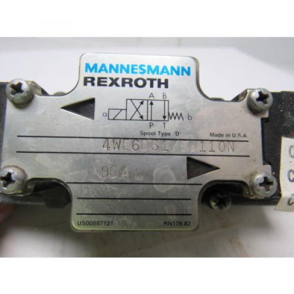 Mannesmann Japan china Rexroth 4WE6D61/EW110N Double Solenoid Operated Directional Valve #11 image