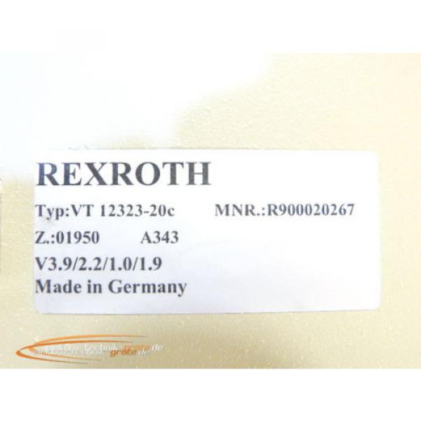 Rexroth Australia Italy VT 12323-20c Bedienpanel BF-1 MNR R900020267 #3 image