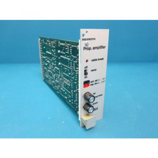 REXROTH Korea Greece VT5003-S-31 R1 PROPORTIONAL AMPLIFIER BOARD WITH RAMP CONTROL #1 image