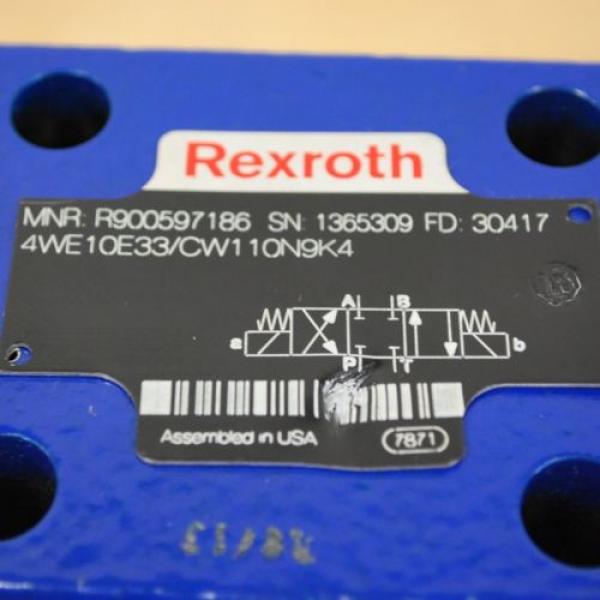 Rexroth Singapore Italy #4WE10E33/CW110N9K4, #ZDR10DP2-54/75YM/12, #DD05HP013S. - USED #2 image
