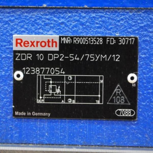 Rexroth Singapore Italy #4WE10E33/CW110N9K4, #ZDR10DP2-54/75YM/12, #DD05HP013S. - USED #3 image