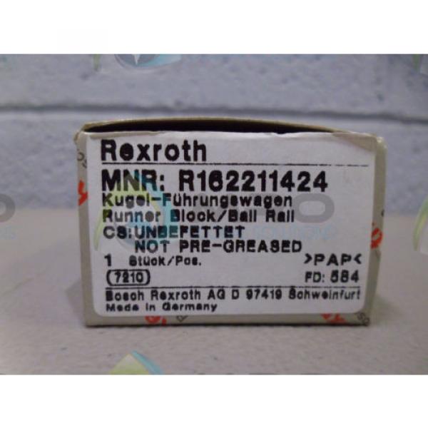 REXROTH Russia Korea R162211424 RUNNER BLOCK *NEW IN BOX* #1 image