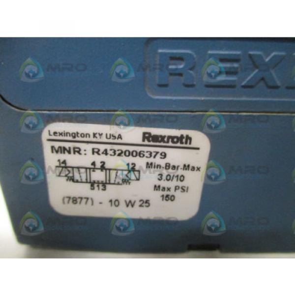 REXROTH USA Russia R432006379 PNEUMATIC CERAM VALVE *NEW NO BOX* #2 image