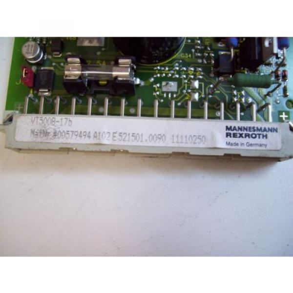 MANNESMANN India Mexico REXROTH VT5008-17B AMPLIFIER CARD W/MULTIPLE COMPONENTS - FREE SHIP #5 image
