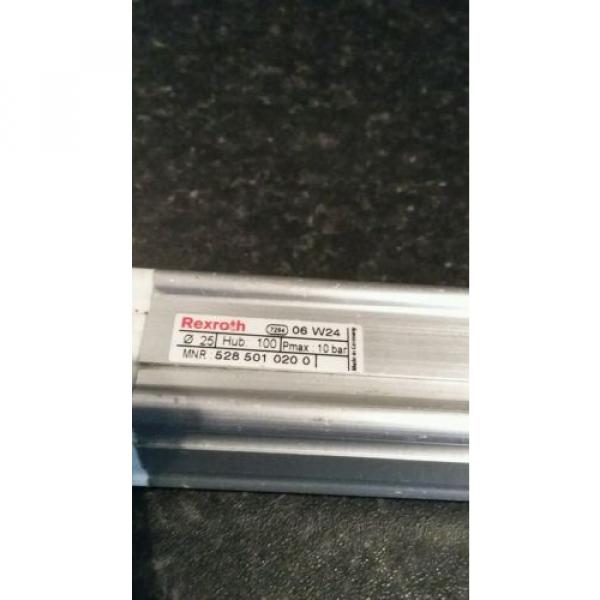 BOSCH China Korea REXROTH PNEUMATIC CYLINDER 5285010200 25MM BORE X 100MM STROKE USED ITEM #4 image