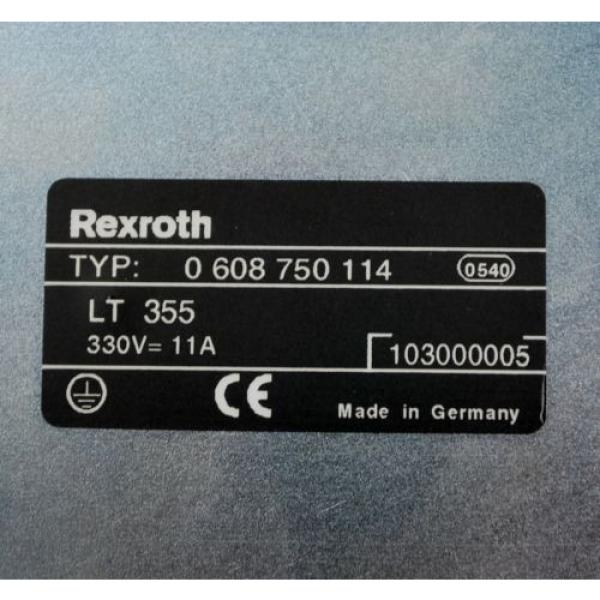 Rexroth France Australia LT355, Type: 0 608 750 114 #2 image