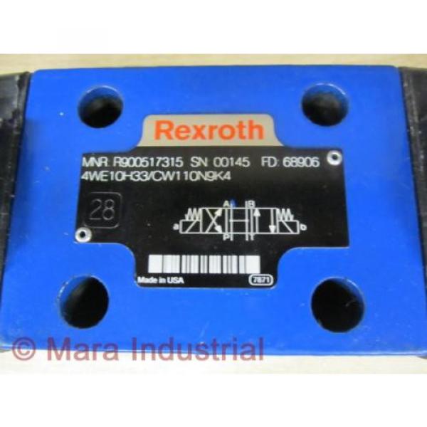 Rexroth Mexico Russia Bosch R900517315 Valve 4WE10H33/CW110N9K4 - New No Box #2 image